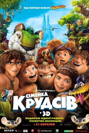 Мультфільм «Сімейка Крудсів» (2013) дивитись онлайн українською