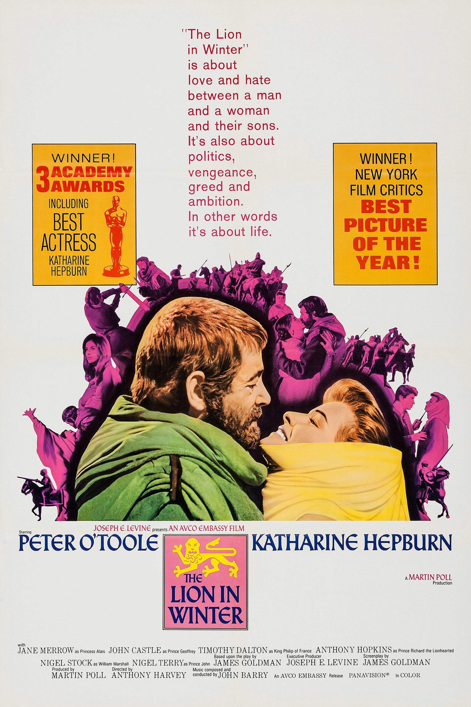 Фільм «Лев узимку» (1968) дивитись онлайн українською